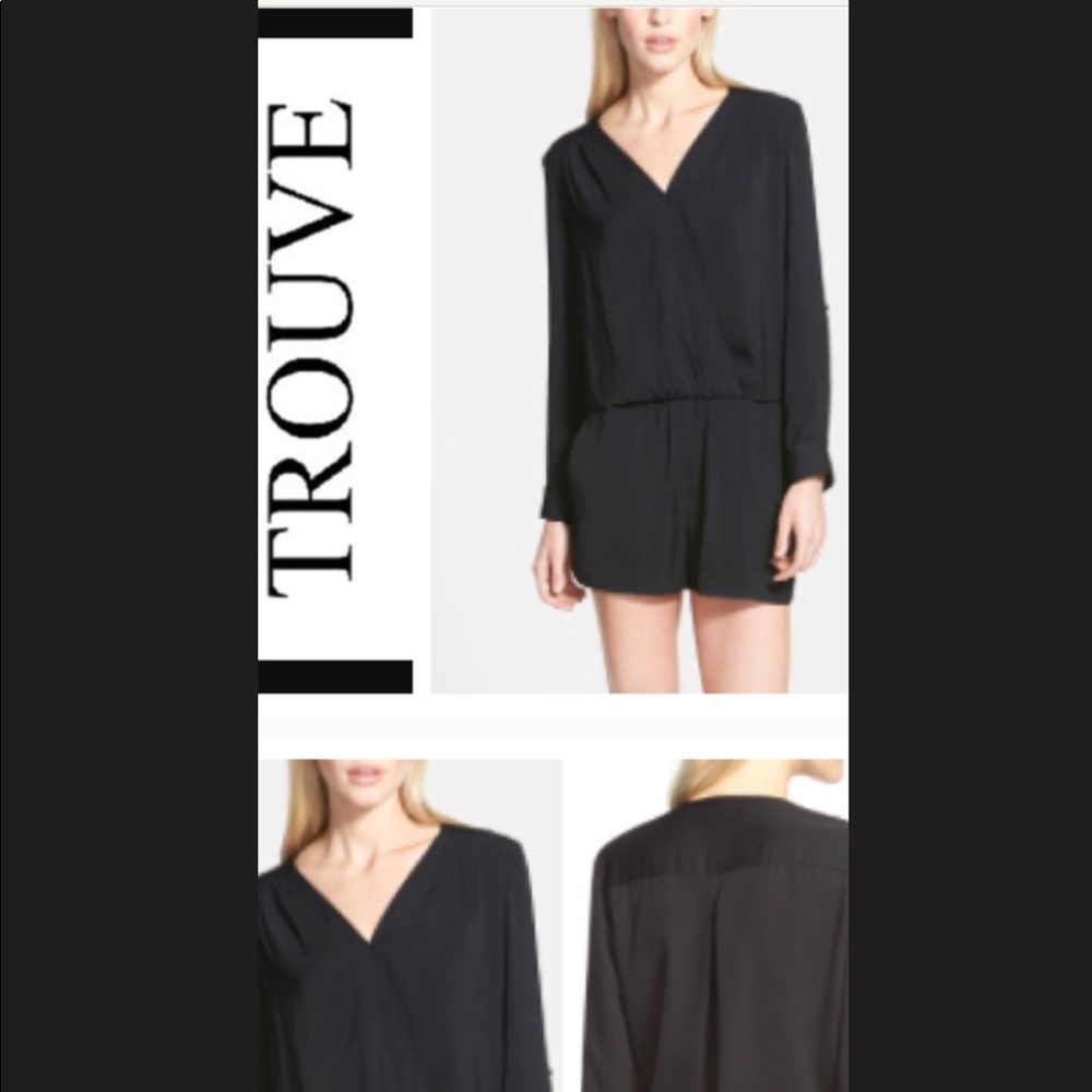 Trouve black romper size S